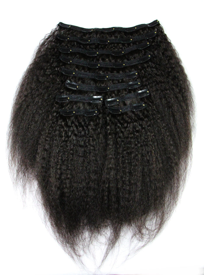 easy hairstyles, clip in extensions black hair