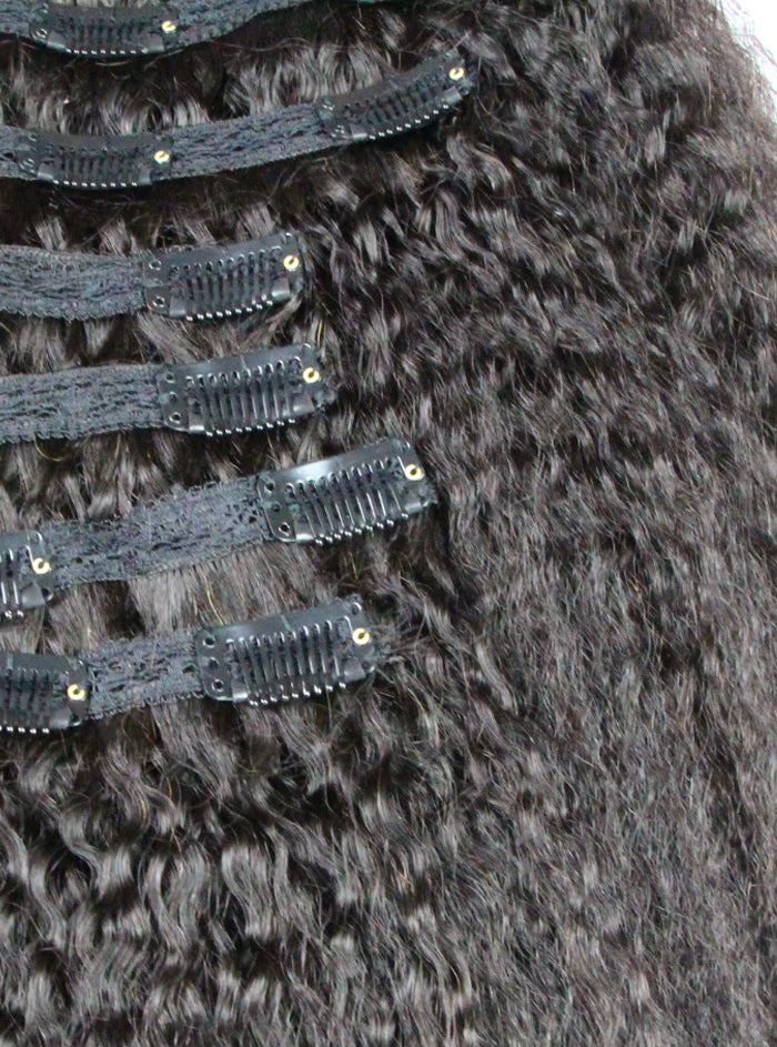 easy hairstyles, clip in extensions black hair