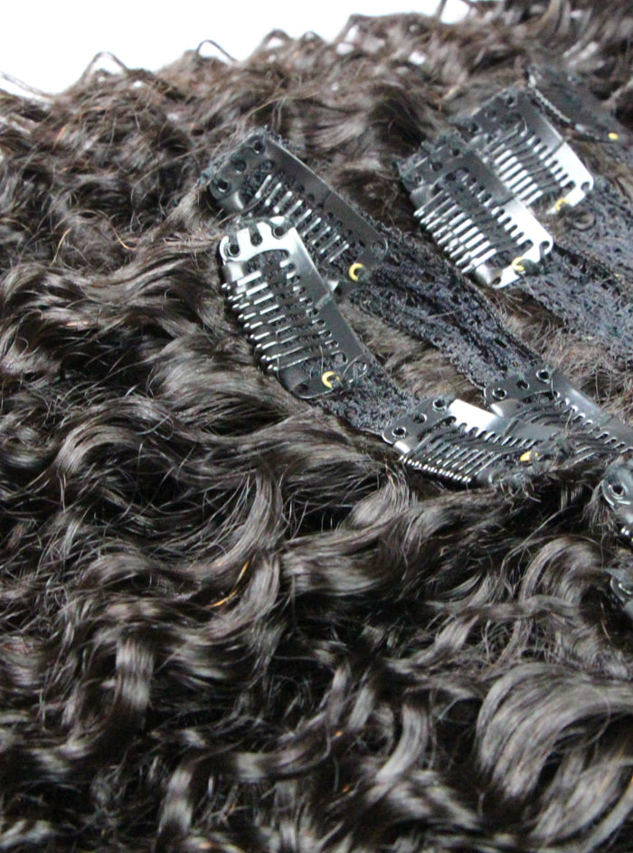 clip ins for natural hair, clip in extensions curly